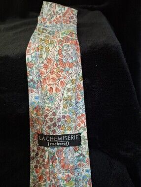 La Chemiserie Cacharel Floral Skinny Tie Multi